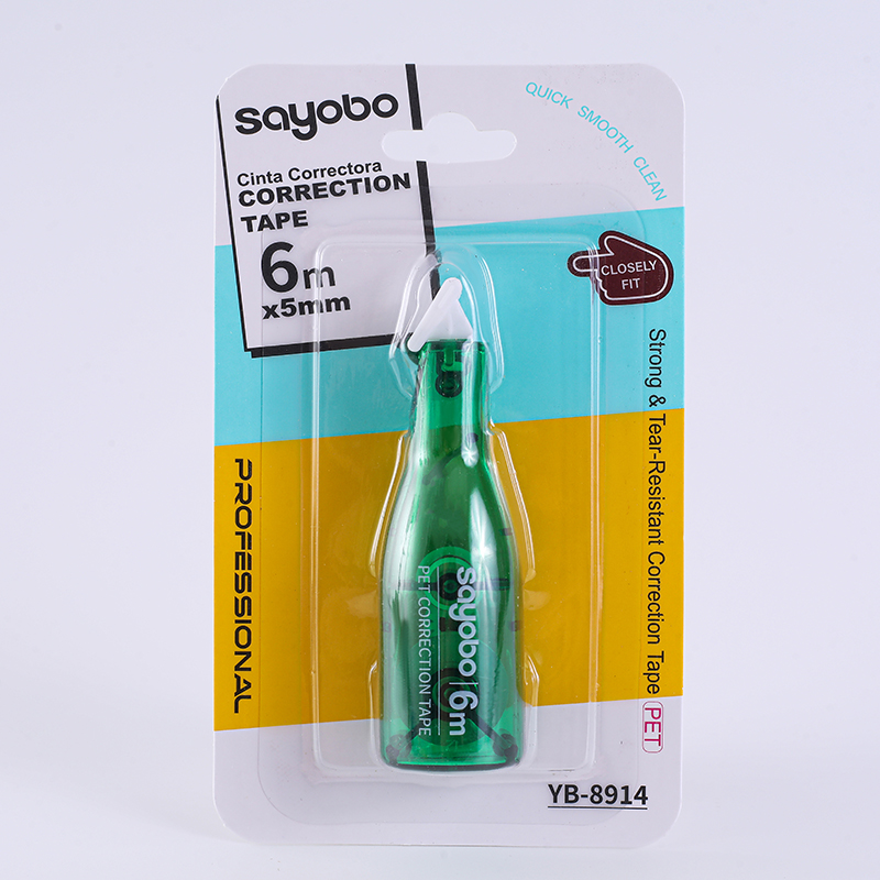 YB-8914 Sayobo correction tape Full length 6 meters English version Item Picture