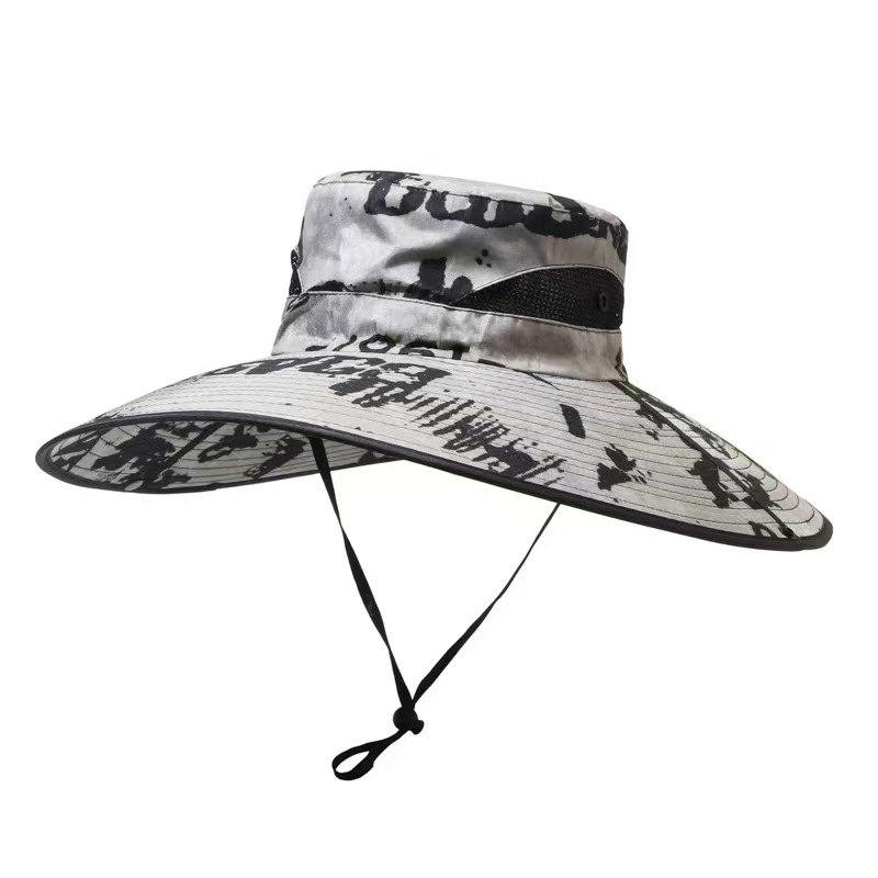 15CM large brim hat, men's outdoor sunshade and sun protection hat, summer sun hat, fishing hat, mountain climbing fisherman hat Application Scenario