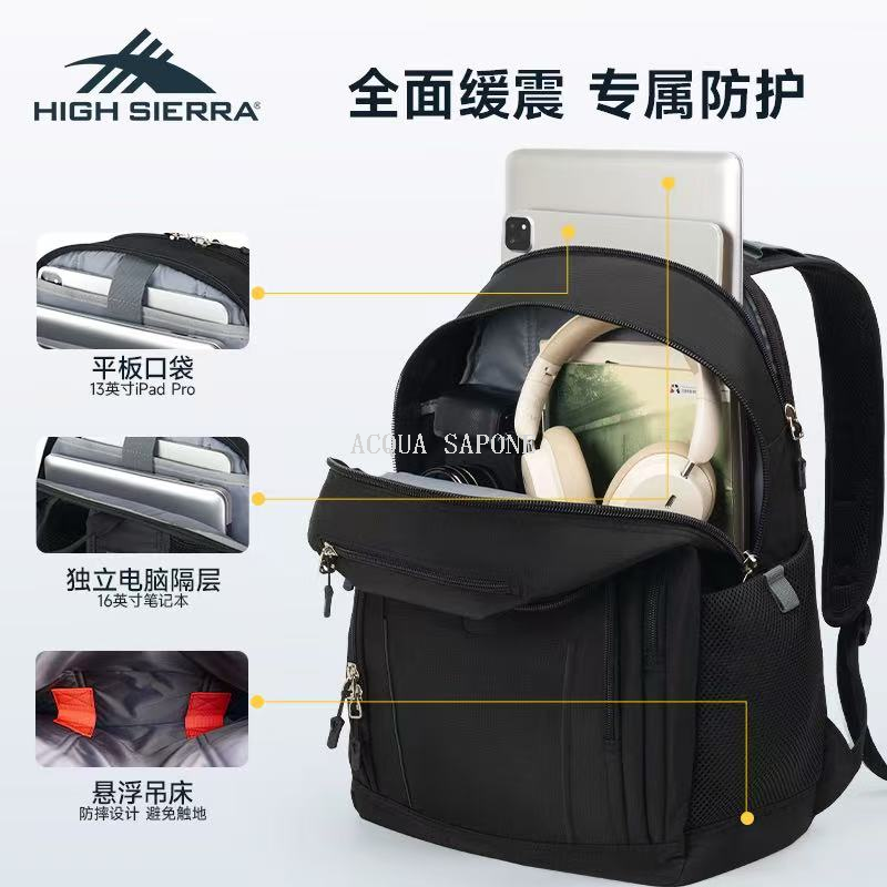 Free shipping! High Sierra Mountain Backpack, pressure-free, breathable and comfortable outdoor expansion backpack 15L Item Picture