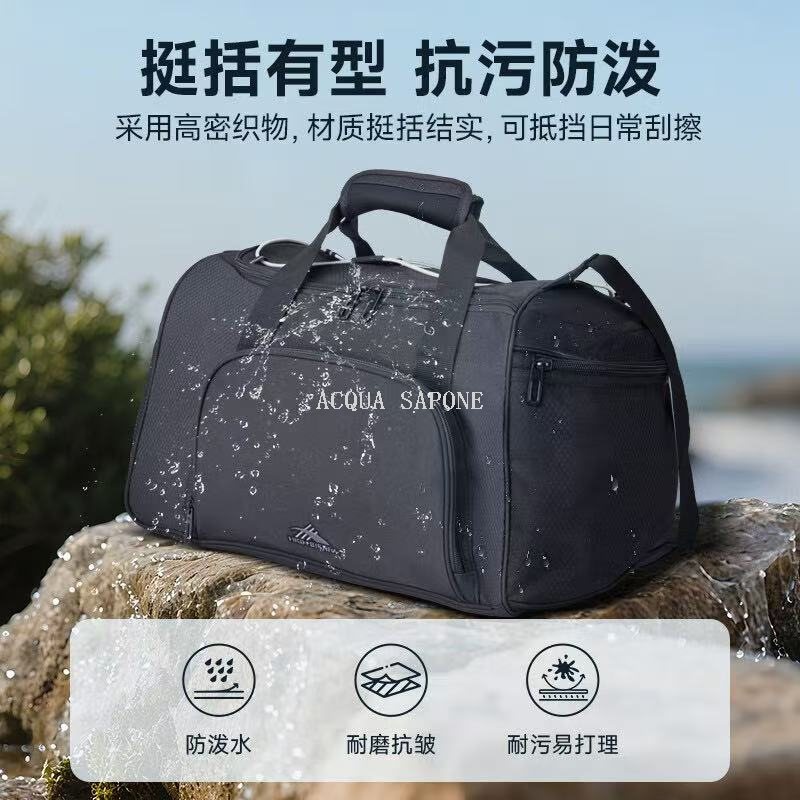 运动包/户外旅行双肩背包/健身房包/14寸行李袋/户外包男女户外白底实物图