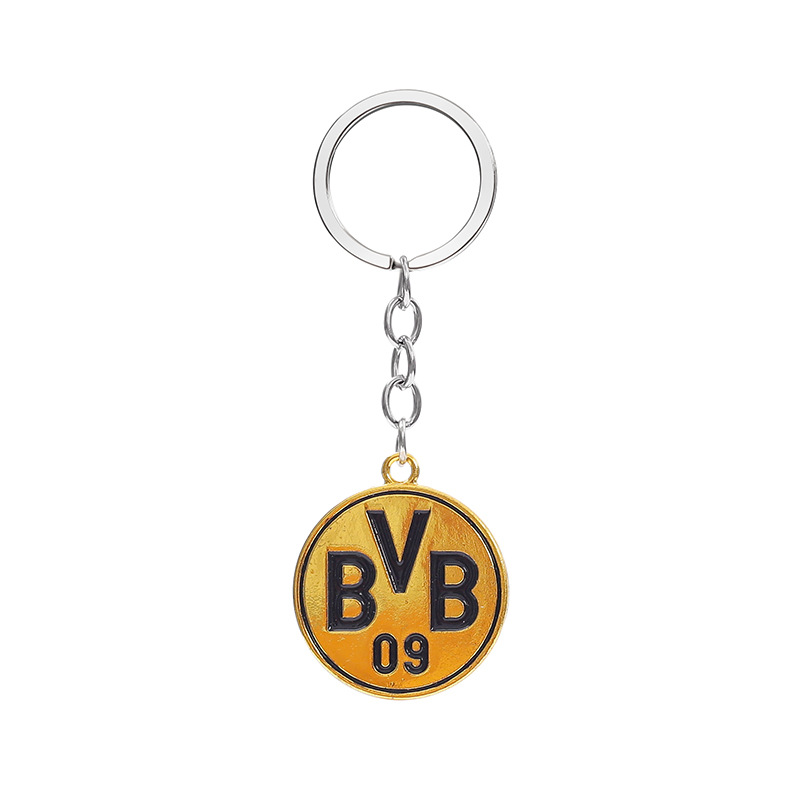 KEYCHAIN German Borussia Dortmund Football Club team keychains can be customized full figure