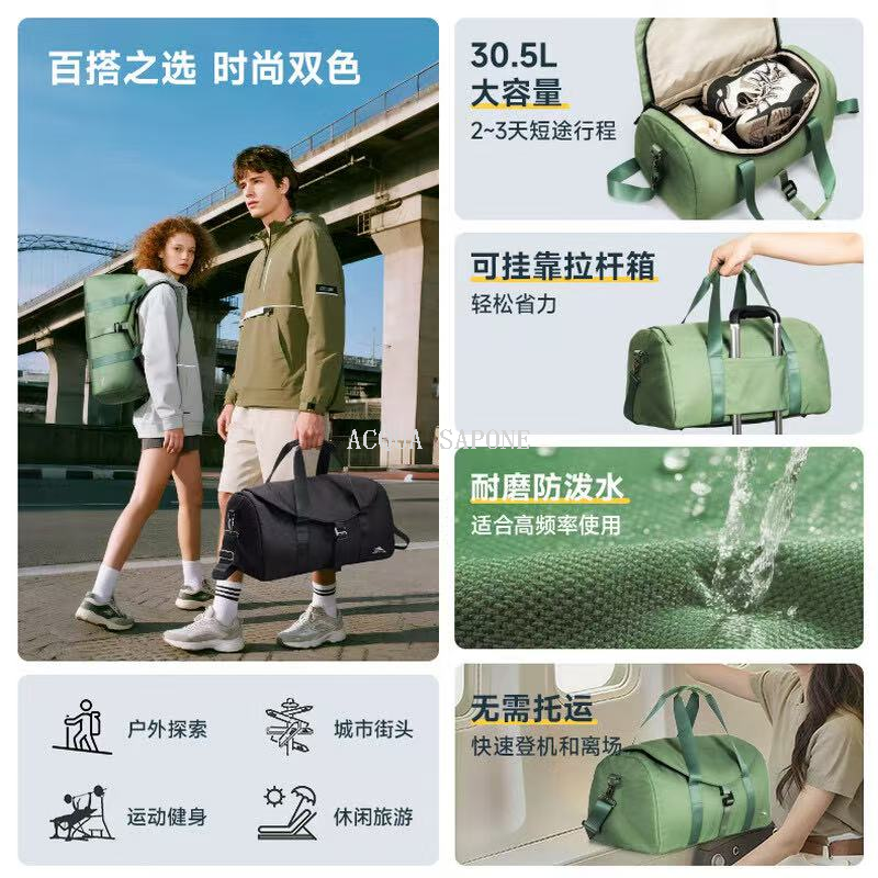 Free shipping! High Sierra Mountain Backpack Outdoor Fitness Travel Bag 35L Large capacity Multi-layer suitable for boarding planes details Picture