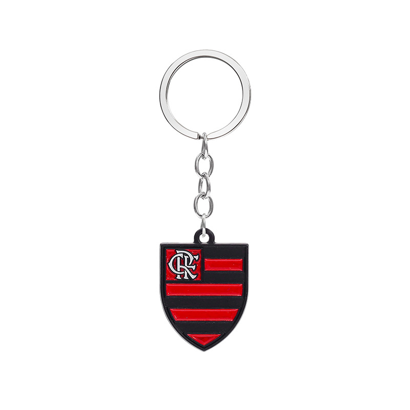 KEYCHAIN Brazilian Flamengo Football Club Keychain, schoolbag pendant, keychain customizable style full figure