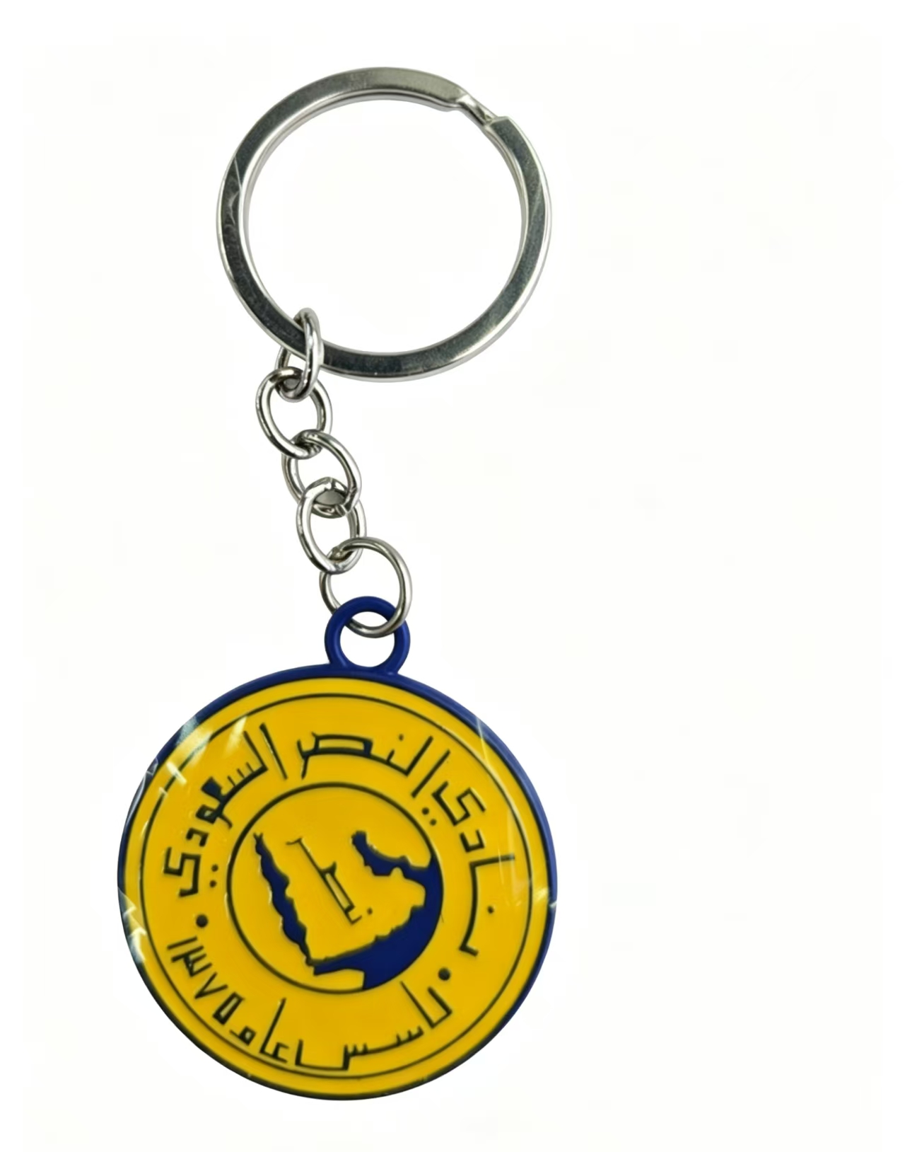 KEYCHAIN: Customizable keychain for Riyadh Victory Football Club in Saudi Arabia. Schoolbag pendant full figure
