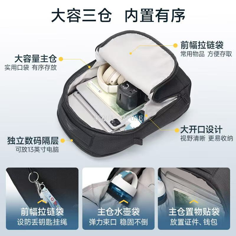 Free shipping! High Sierra Mountain Backpack Large Capacity Three-compartment Backpack 15L Wear-resistant, tear-resistant and water-repellent Specification image