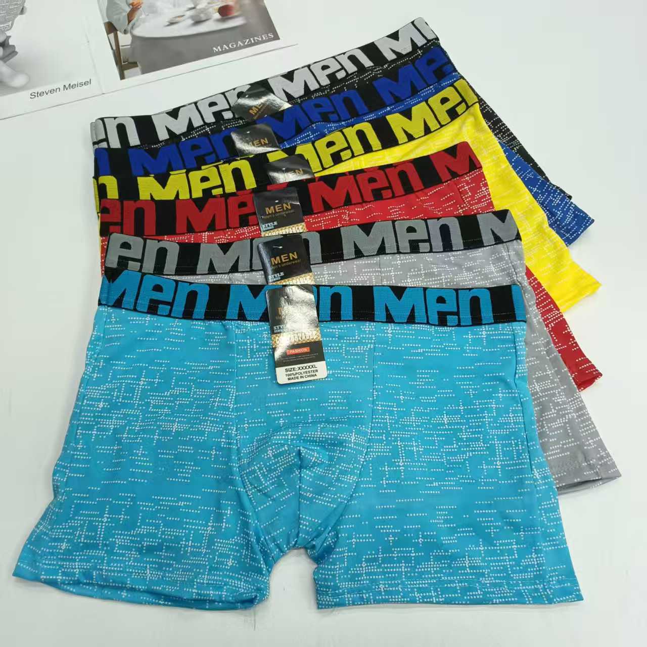 DD-0081-8# 36-head men's underwear for export to the Middle East and Africa. Men's briefs are comfortable and breathable. Men's briefs are printed. Men's briefs are QNI details Picture