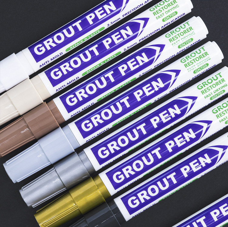 Guangna 709 Grouting Pen, Special grouting agent for tiles and floor tiles, waterproof tape, gap repainting pen, grouting pen for wall joints pic 16