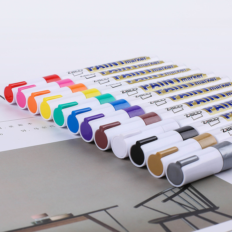 We offer a wide range of oil-based pens, car touch-up pens, industrial MARKER pens, metal PAINT pens, and gold and white paint markers details Picture