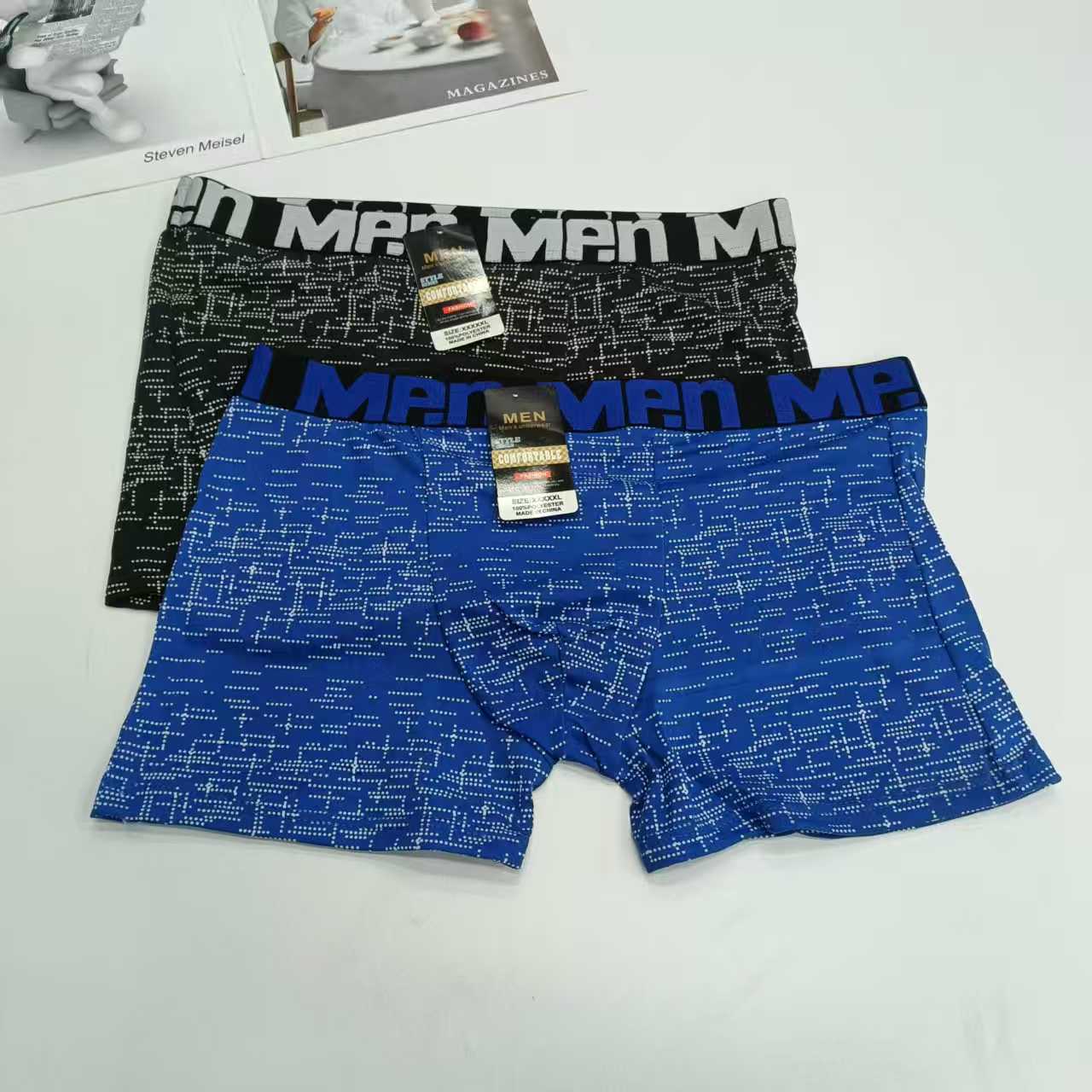 DD-0081-8# 36-head men's underwear for export to the Middle East and Africa. Men's briefs are comfortable and breathable. Men's briefs are printed. Men's briefs are QNI Item Picture