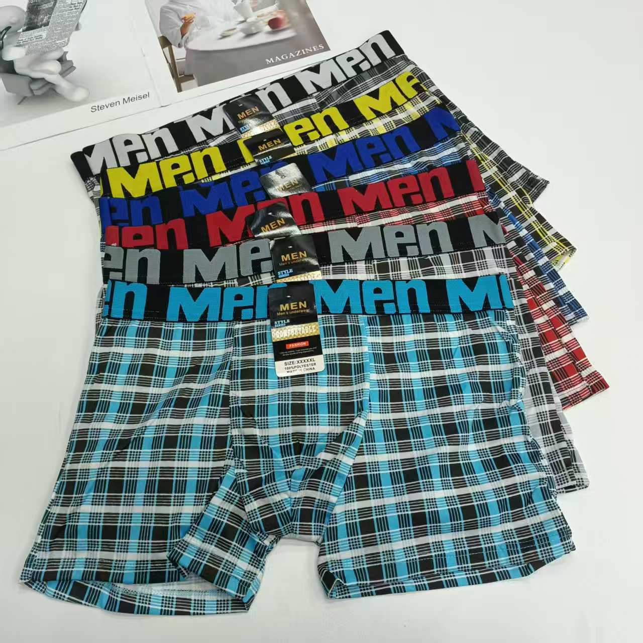 DD-0081-58# 36-head men's underwear for export to the Middle East and Africa. Men's briefs are comfortable and breathable. Men's briefs are printed. Men's briefs are QNI details Picture