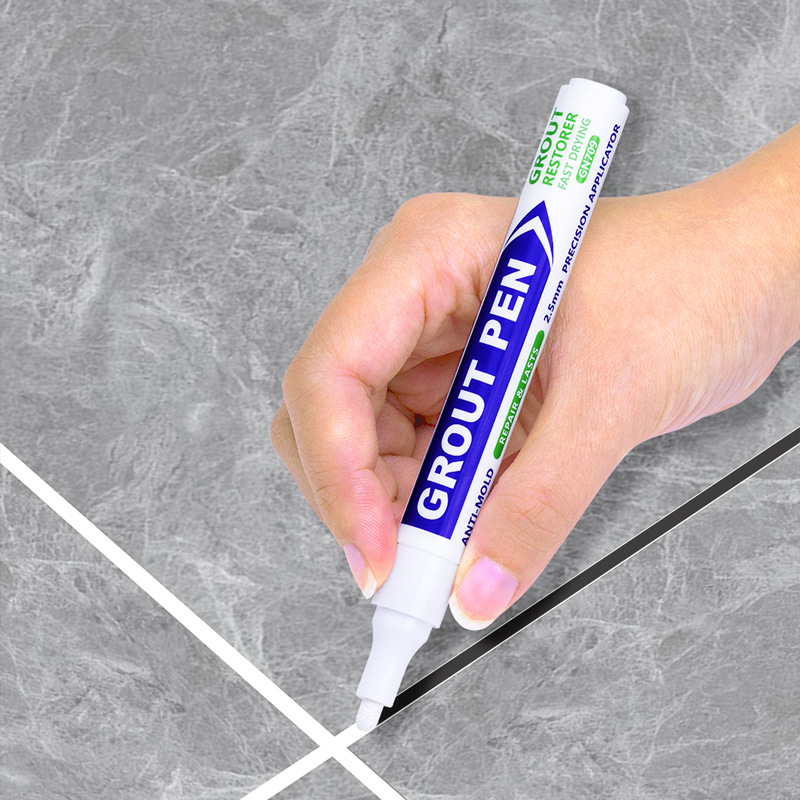 Guangna 709 Grouting Pen, Special grouting agent for tiles and floor tiles, waterproof tape, gap repainting pen, grouting pen for wall joints details Picture