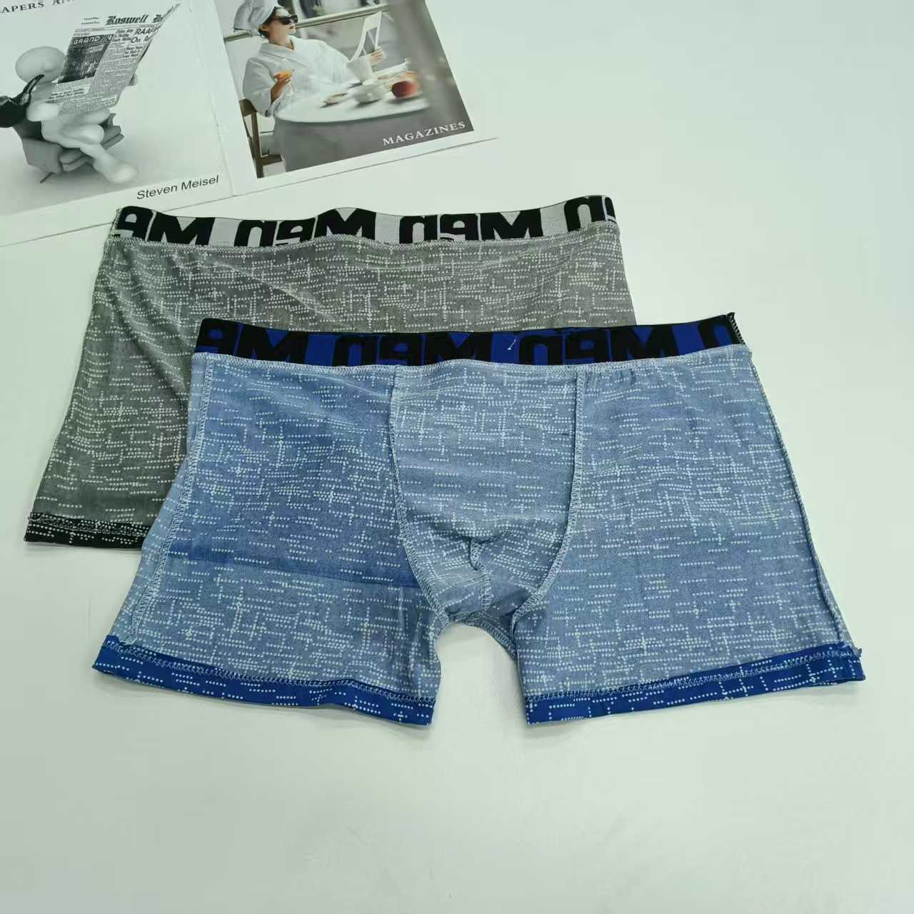 DD-0081-8# 36-head men's underwear for export to the Middle East and Africa. Men's briefs are comfortable and breathable. Men's briefs are printed. Men's briefs are QNI Application Scenario