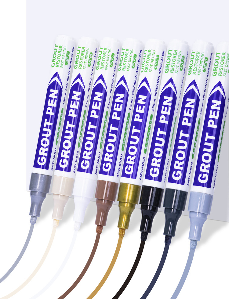 Guangna 709 Grouting Pen, Special grouting agent for tiles and floor tiles, waterproof tape, gap repainting pen, grouting pen for wall joints pic 5