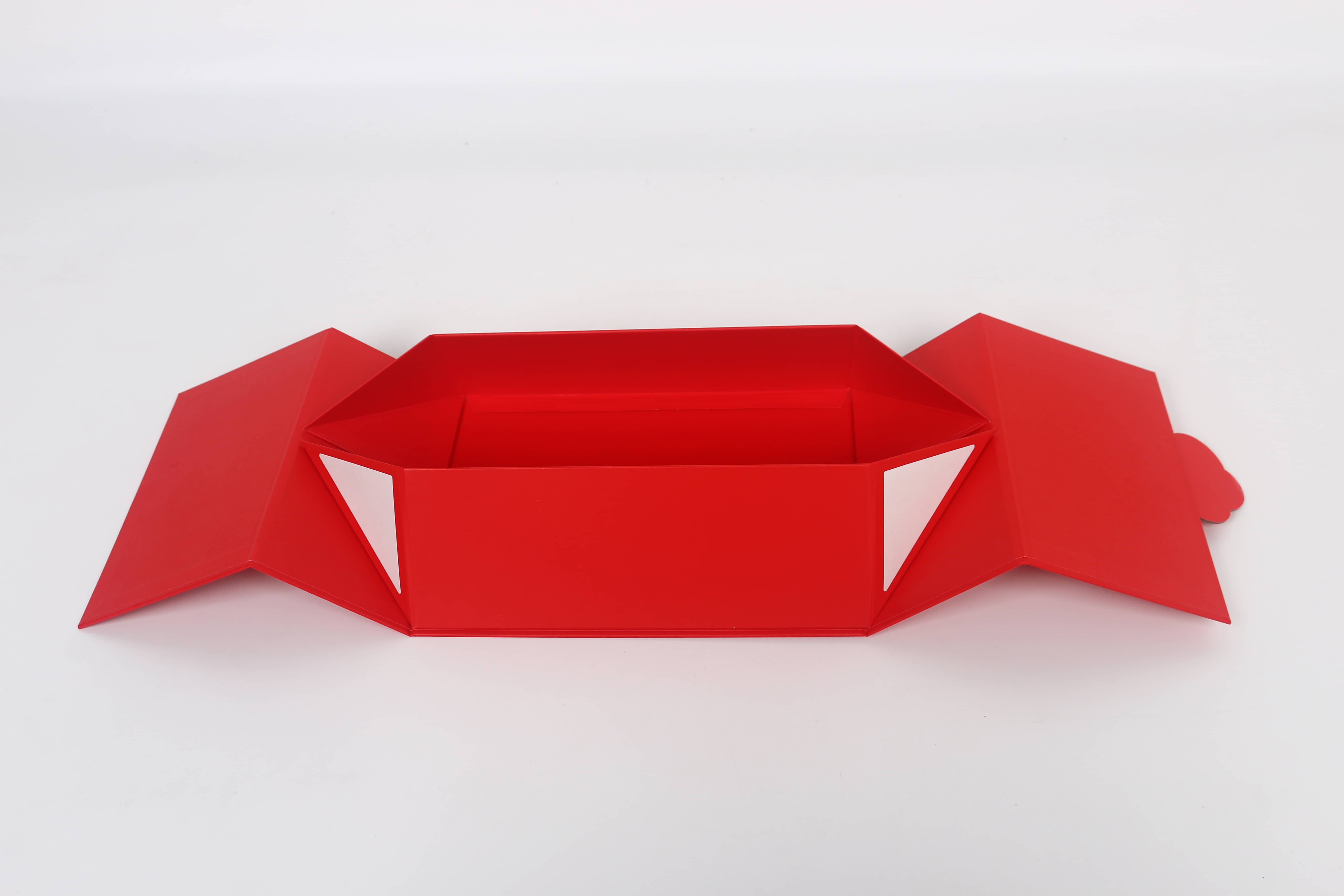 Z306# Double-opening folding box with rose buckle magnetic folding box, available in multiple colors, space-saving, no assembly required, gift box, festival gift packaging pic 3