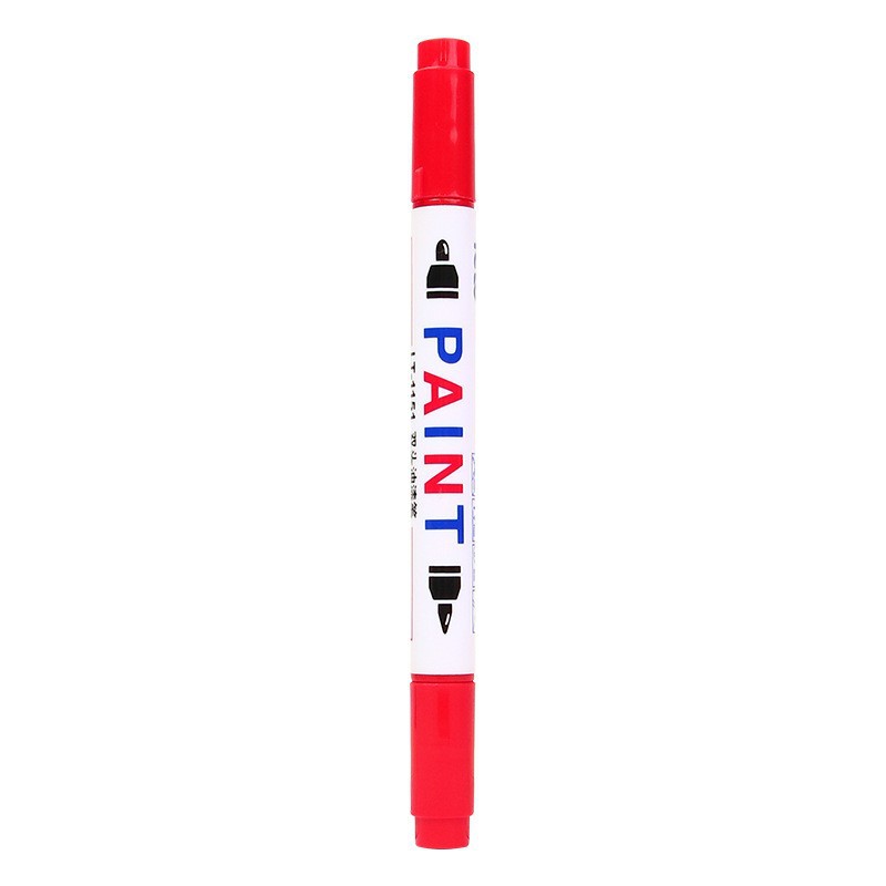 Letu Dual-head colored paint note-taking pen, waterproof, oil-based, large-capacity, non-fading marking industrial touch-up pen Item Picture