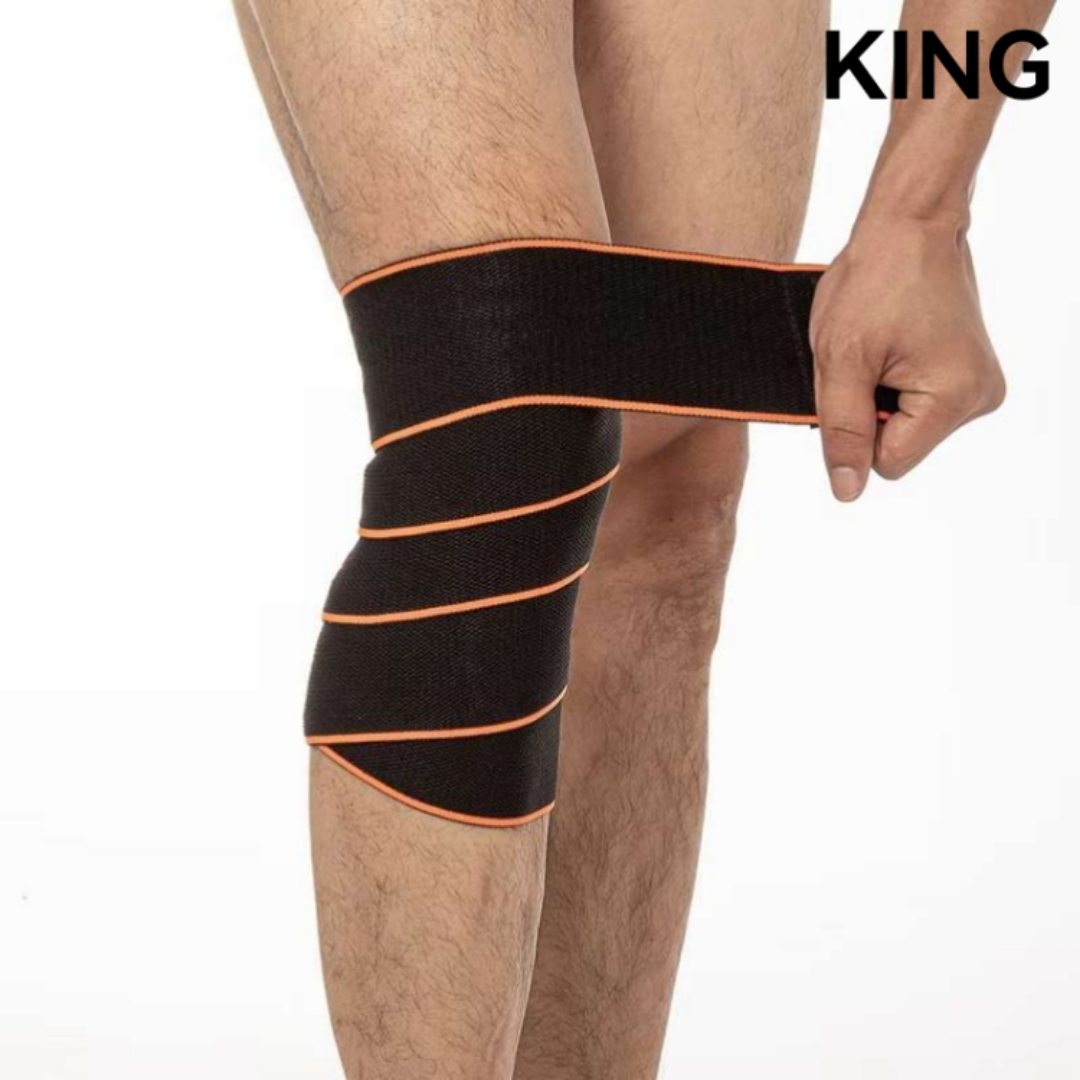 KING sports knee pads, squat training, weightlifting, basketball, running special silicone anti-slip protective gear, outdoor fitness factory wholesale Specification image