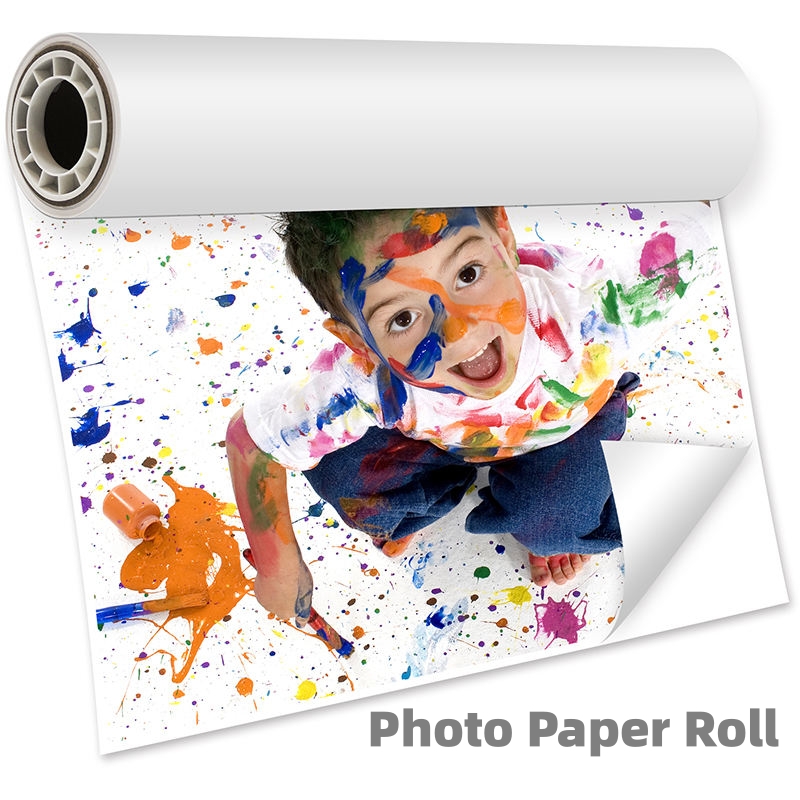 High-gloss roll photo paper 115-260g inkjet photo paper roll, Fujifilm roll photo paper, photo paper, RC photo paper details Picture