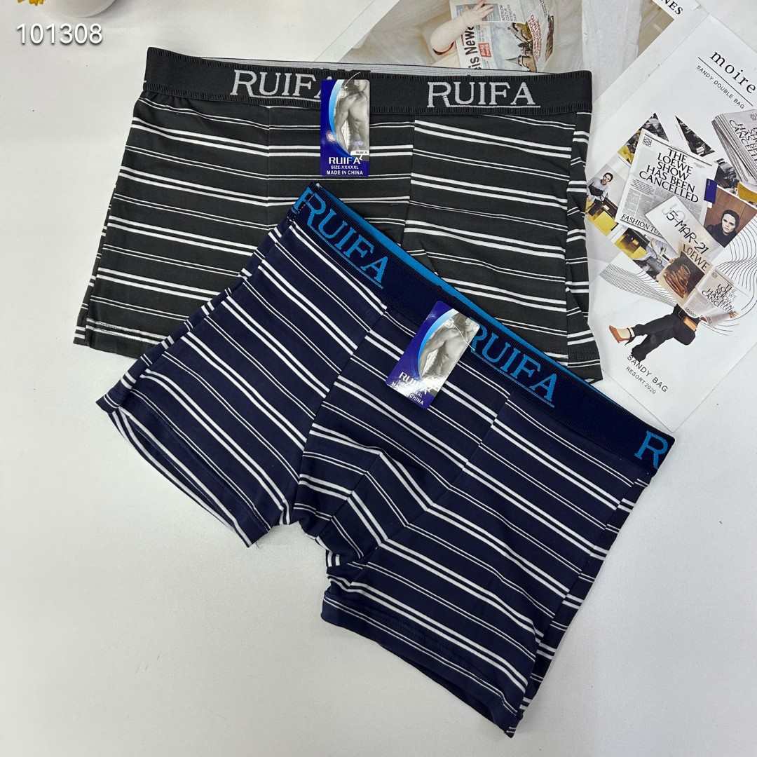 DD-0071-10 Export of Middle East and Africa striped men's underwear, jacquard waisted men's briefs, underwear, men's milk silk underwear, QNI details Picture