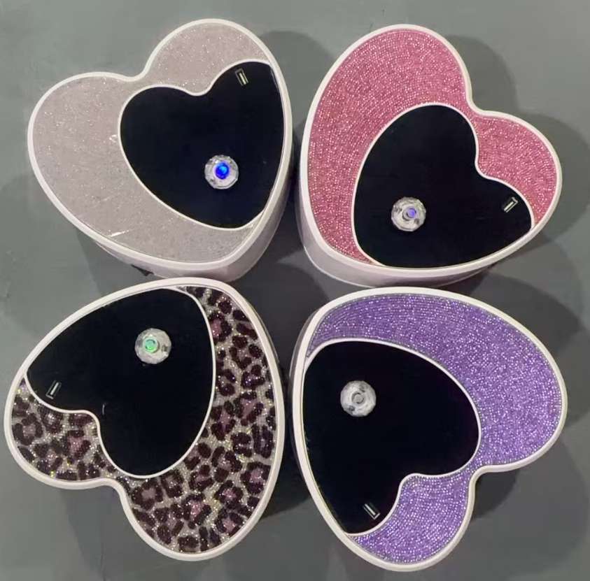 BT-28/BT-30 High-power heart-shaped baking glue quick-drying nail polish machine LED heart-shaped light therapy lamp detail image 2