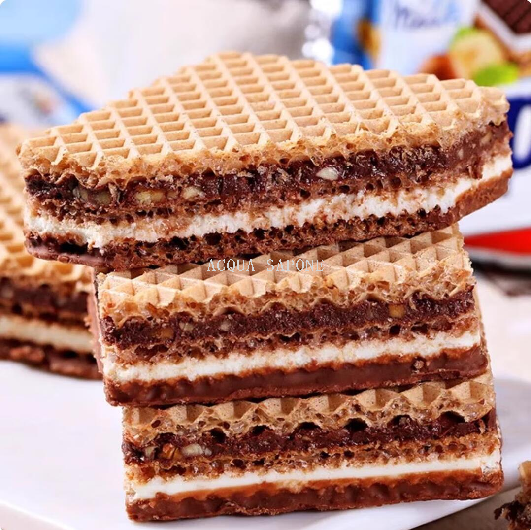 Free shipping! German imported Knoppers cocoa hazelnut wafers 125g with 5 layers, crispy, rich and not greasy Specification image
