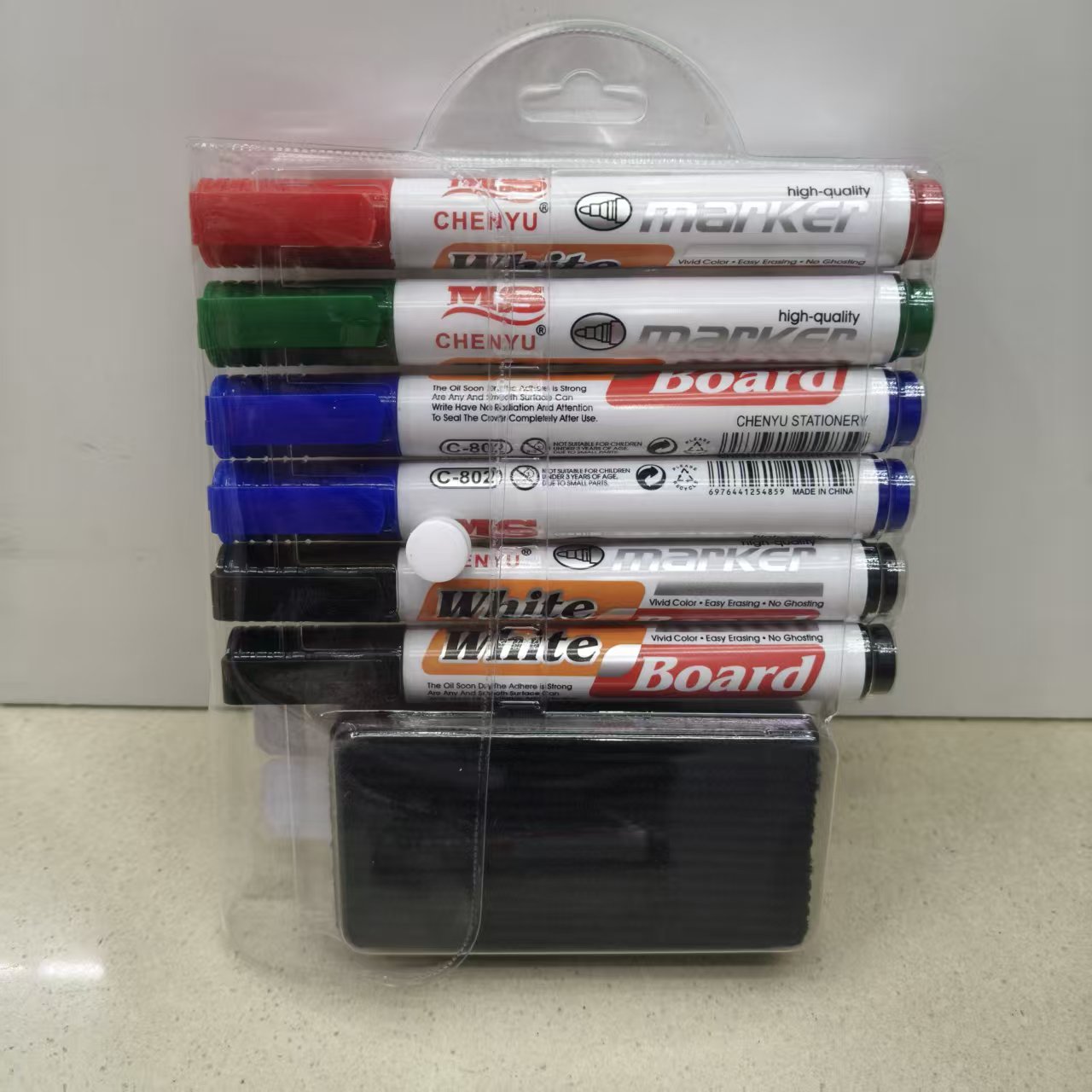 802 Whiteboard pen strap, erasable whiteboard pen strap, large-capacity office whiteboard for students and teachers Item Picture