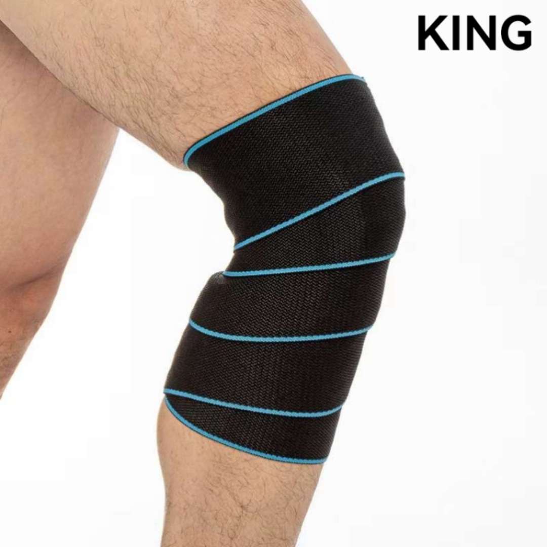 KING sports knee pads, squat training, weightlifting, basketball, running special silicone anti-slip protective gear, outdoor fitness factory wholesale Item Picture