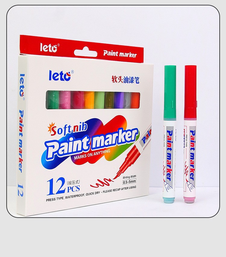 LT-1150 دهان صناعي ذو شعر ناعم، دهان إطارات، أقلام صناعية pic 14