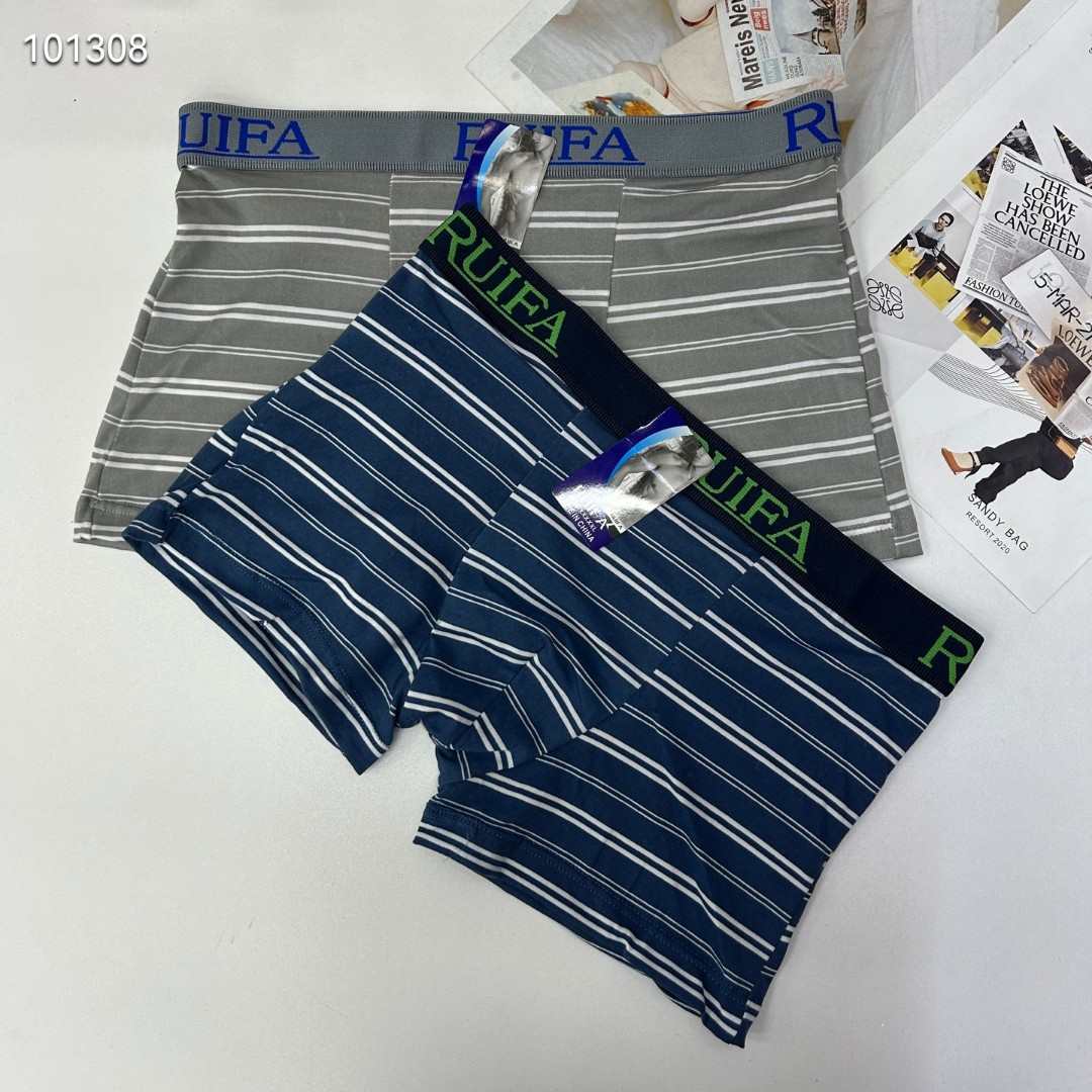 DD-0071-10 Export of Middle East and Africa striped men's underwear, jacquard waisted men's briefs, underwear, men's milk silk underwear, QNI Application Scenario