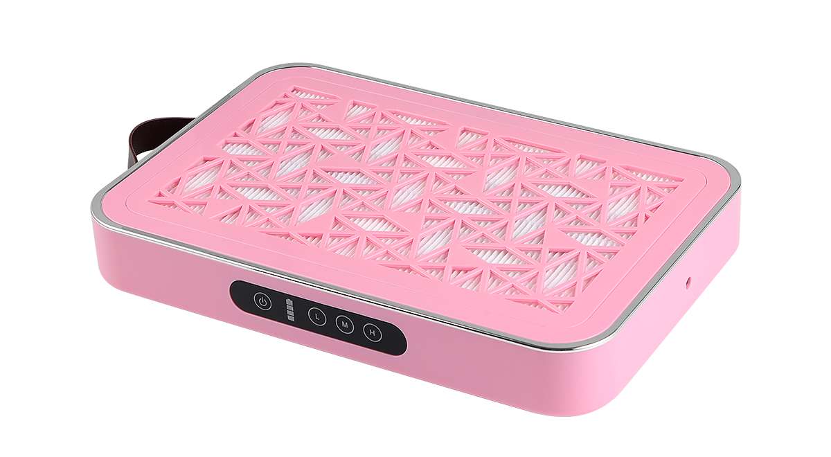 C8 Battery-powered nail art dual-turbine high-suction grinding and nail removal dust filter vacuum cleaner, specially designed for nail salons