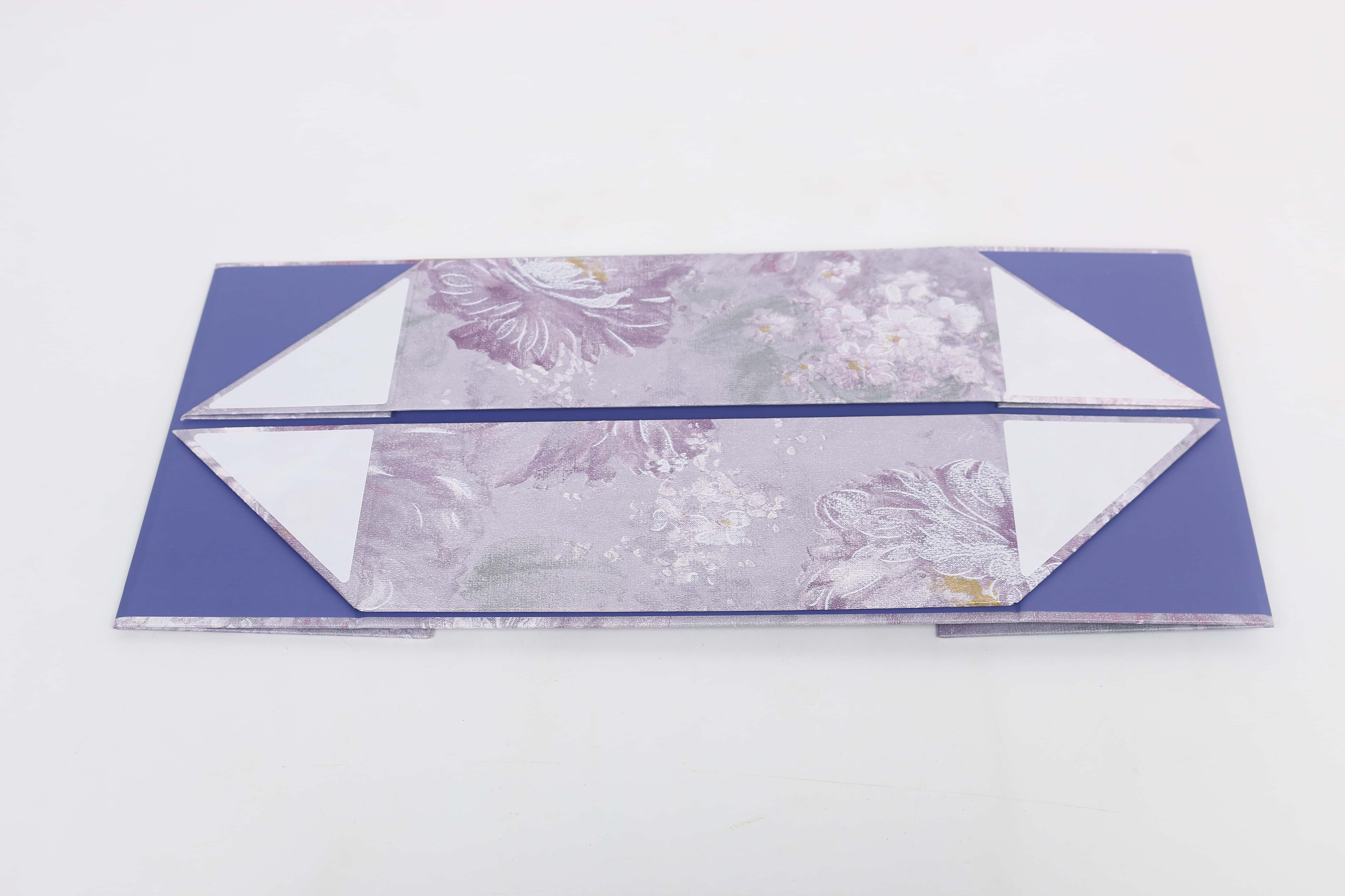 Z305# Double-opening bow buckle Gift box, iron-absorbing folding box, jewelry storage, birthday gift box, multiple colors available, customizable pic 3