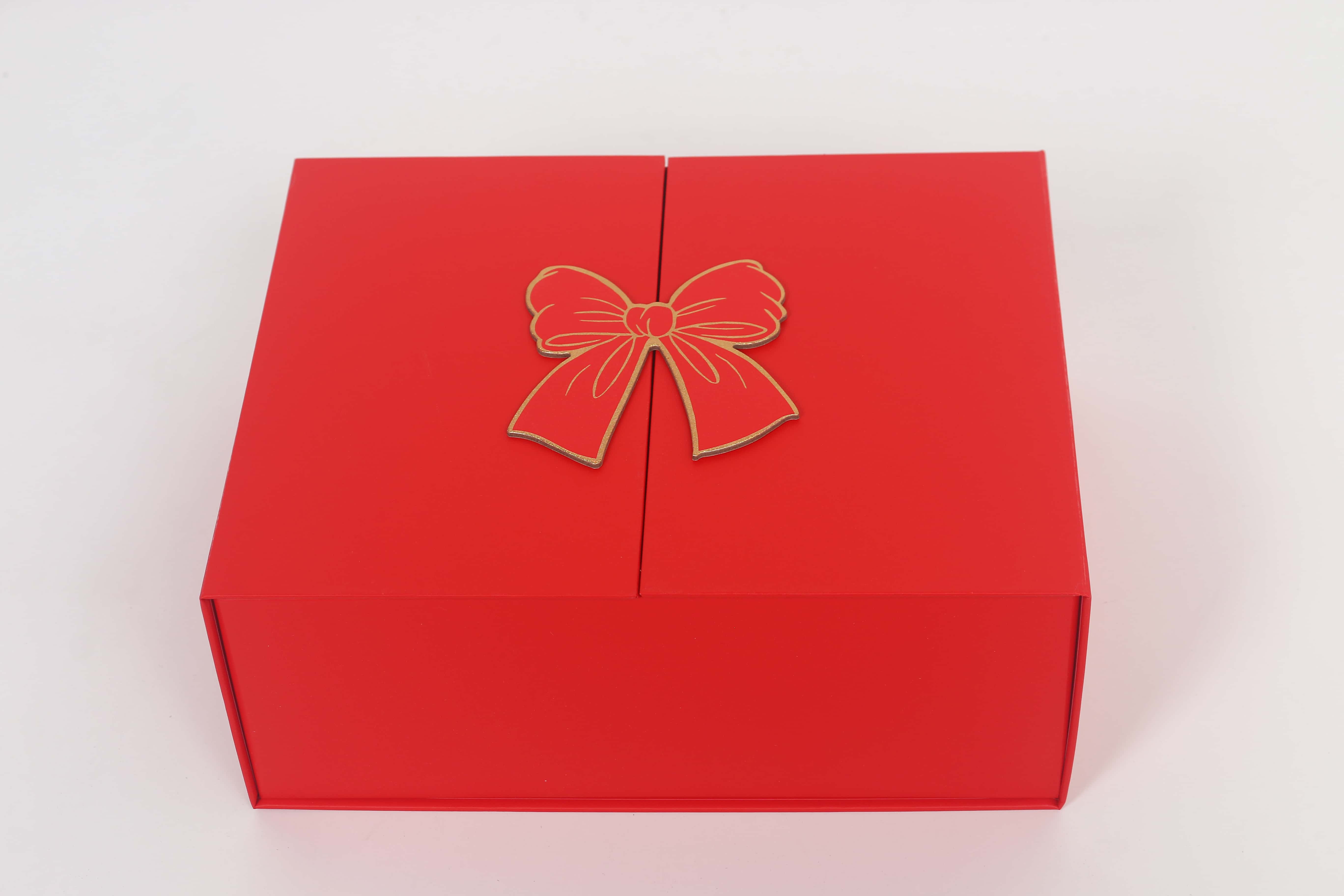 Z305# Double-opening bow buckle Gift box, iron-absorbing folding box, jewelry storage, birthday gift box, multiple colors available, customizable pic 8