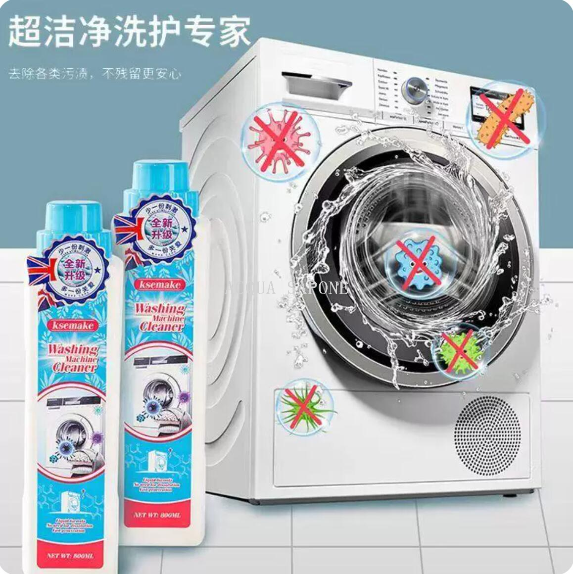 Free shipping! British Kesman washing machine Cleaner 800ml Rubber ring mold removal, powerful scale and dirt removal and maintenance