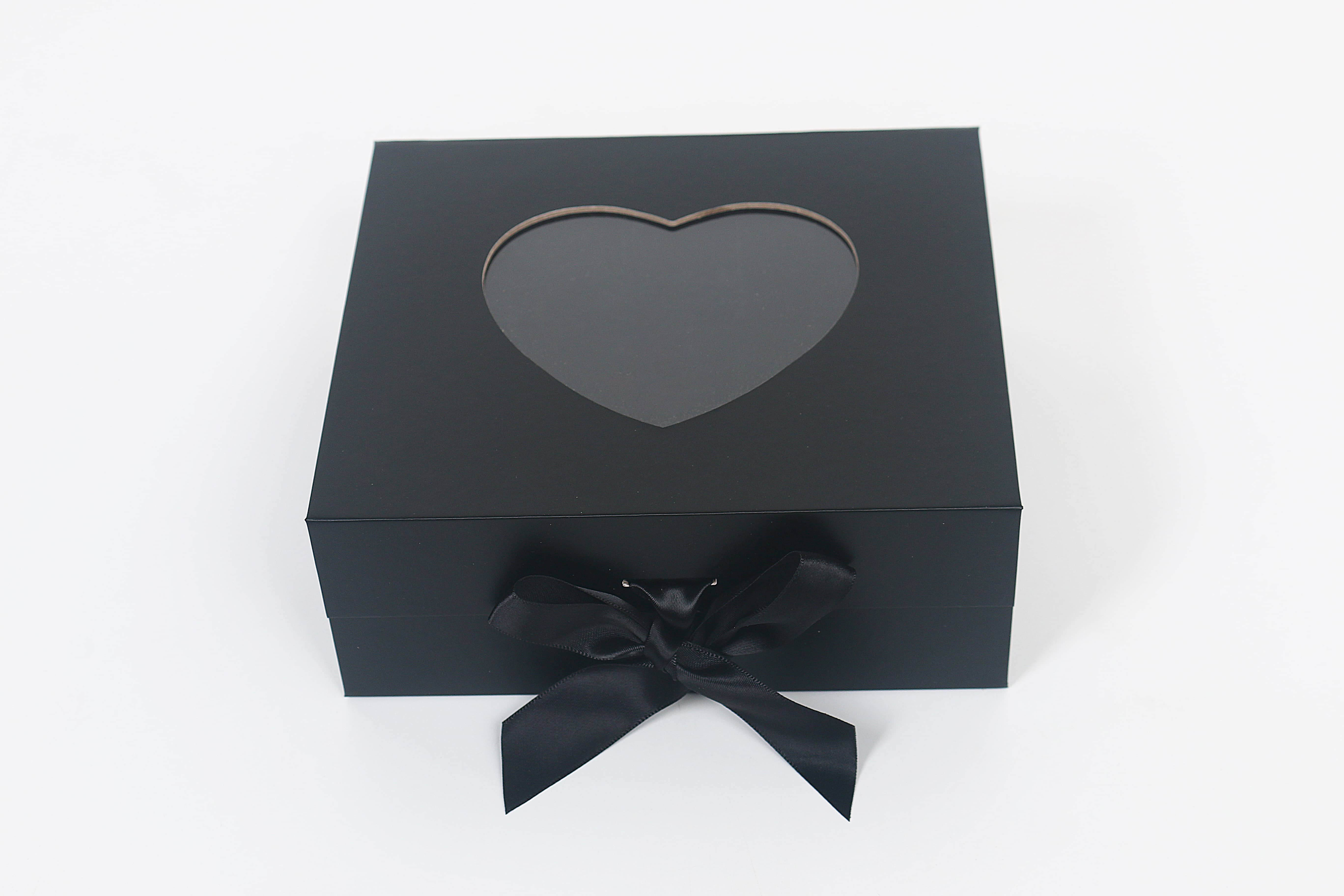 Z264# Single window Ribbon folding Gift Box, Creative gift packaging box, magnetic folding box, Souvenir Gift box Item Picture