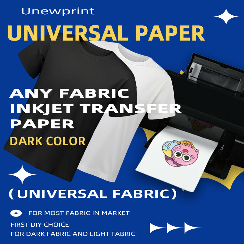 Transfer paper, pure cotton T-shirt, inkjet light color heat transfer paper, blue grid red grid heat transfer vinyl T-shirt, transfer paper