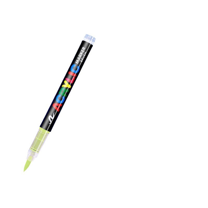 Guangna 8101-12 Acrylic Mark straight liquid type soft tip no-press student Good drawing doodle pen Waterproof marker pen Item Picture