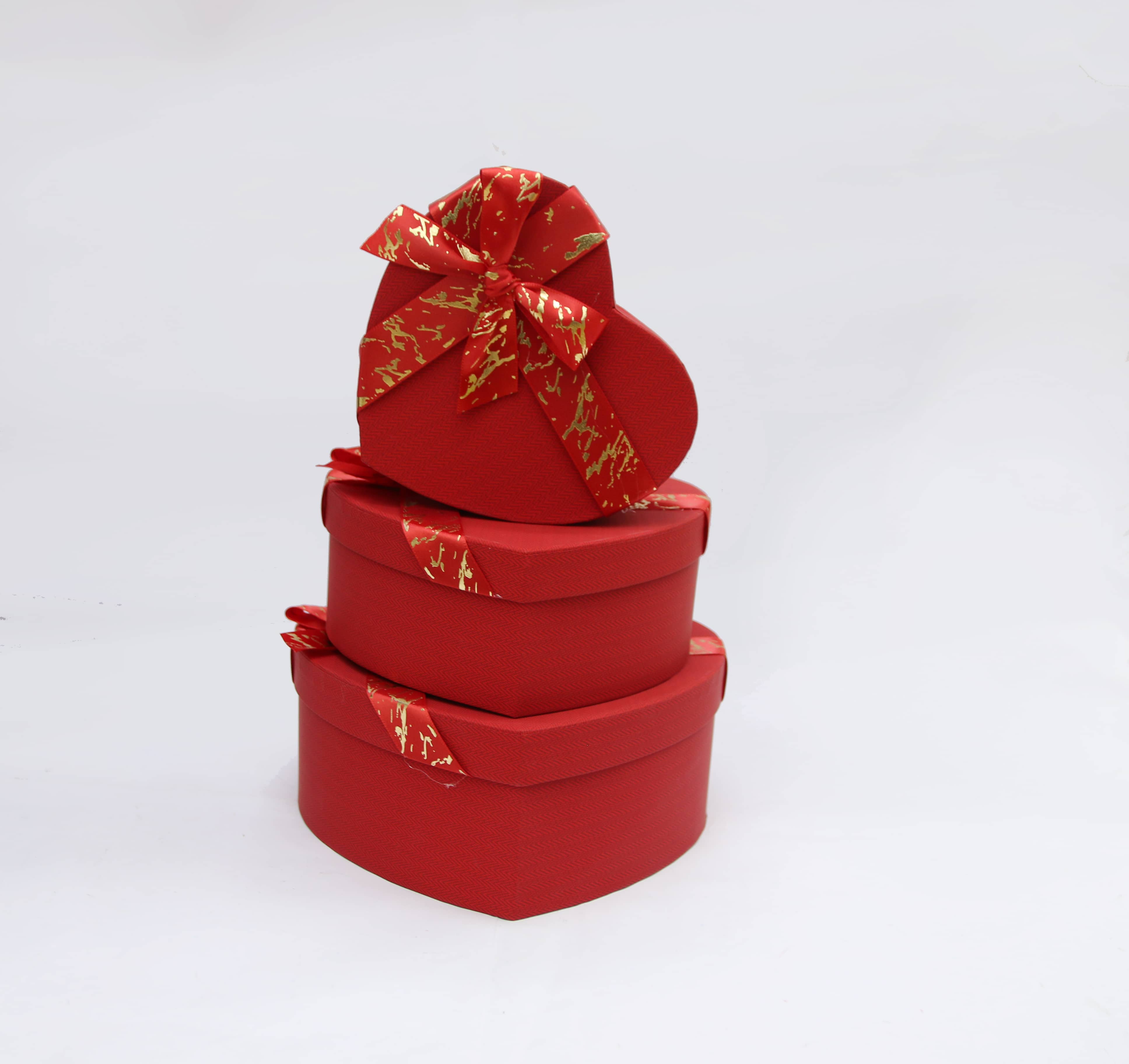 3405# Love Gift Box Three-piece Set, Heart-shaped Gift Box, Souvenir, Festival Gift Packaging Box, Exquisite Gift Box, Special Paper Gift box, Factory direct sales pic 4