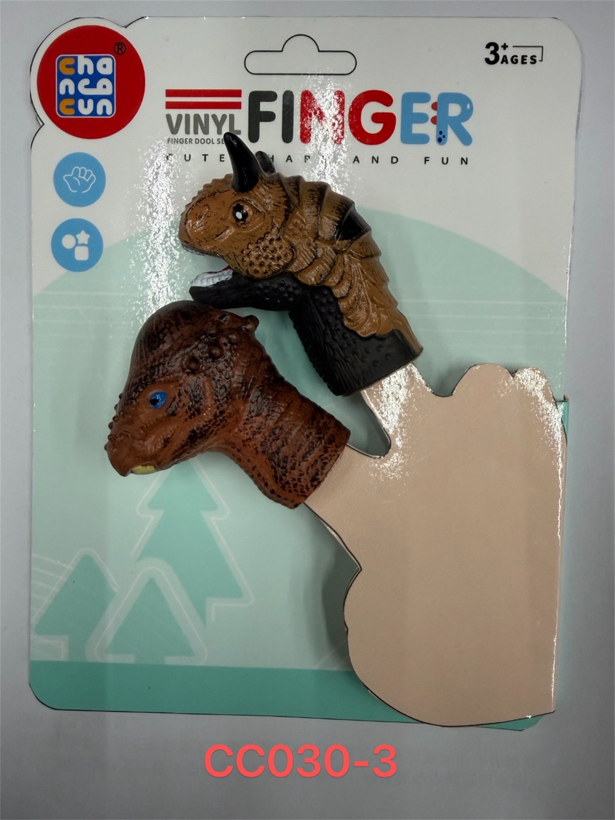 Trendy dinosaur finger puppets pic 1