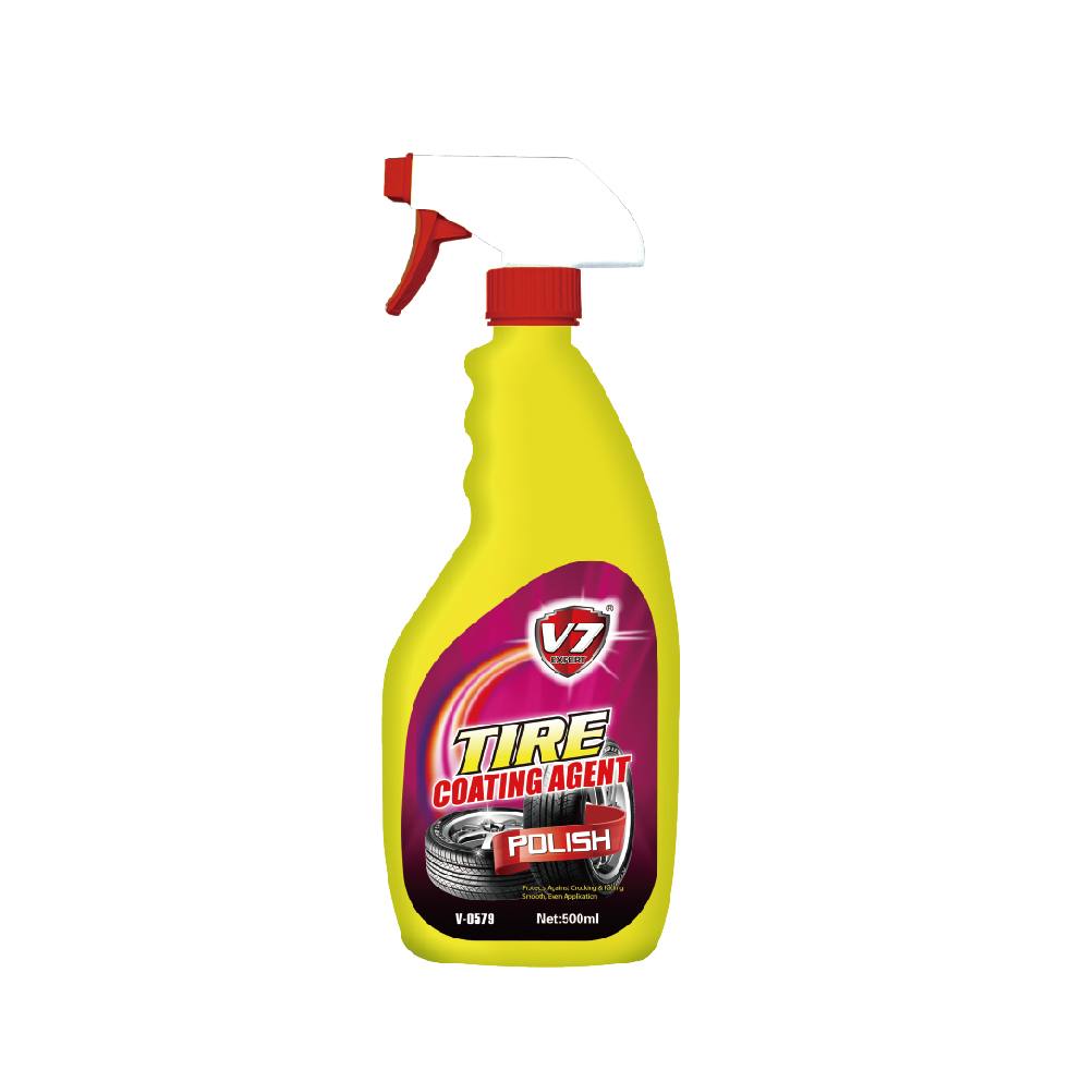 Yellow spray bottle, tire coating agent, foam cleaner, car wax, fuel injector system cleaner, oil film cleaner, car cleaning cloth, special towel