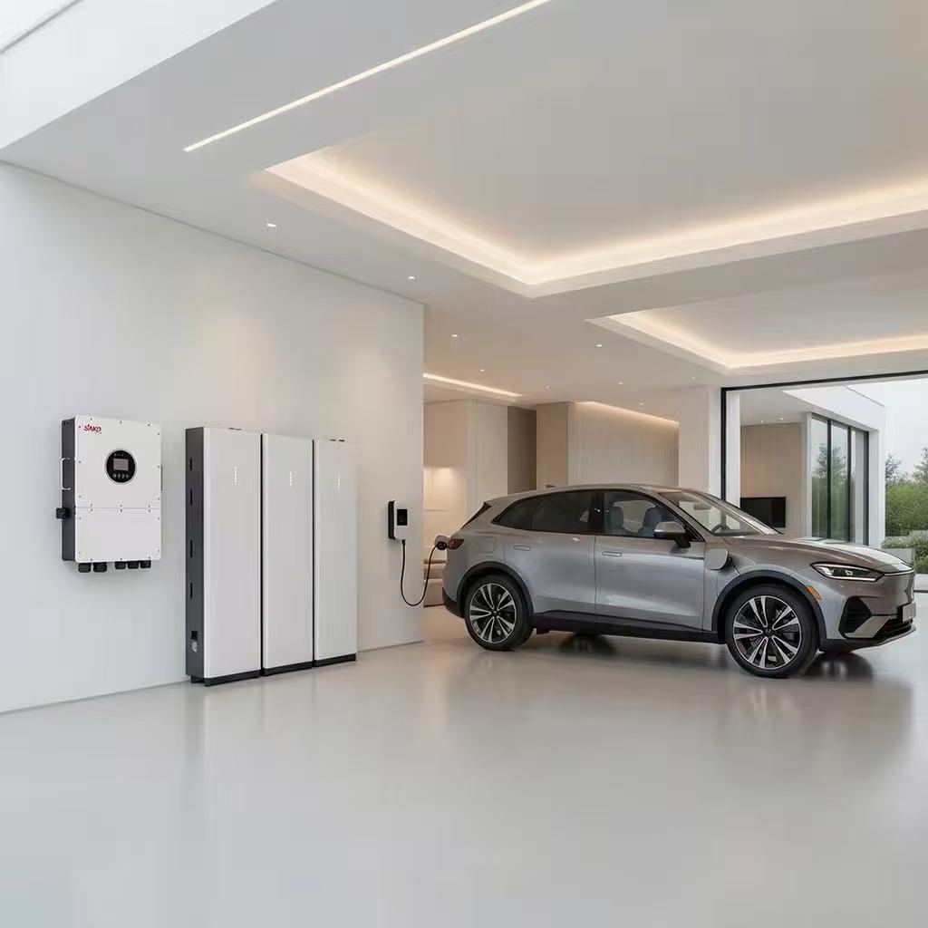 عواكس تخزين الطاقة للبطاريات ذات الضغط المنخفض 48V من طراز Sako Sunin 20KW 25KW details Picture