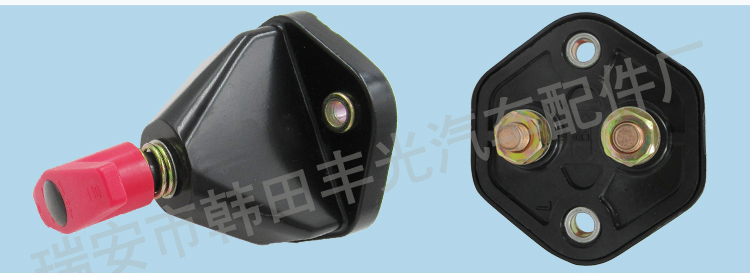 SS23E04G红色手柄黑色底座机械开关 轴体清晰触感顺滑详情6