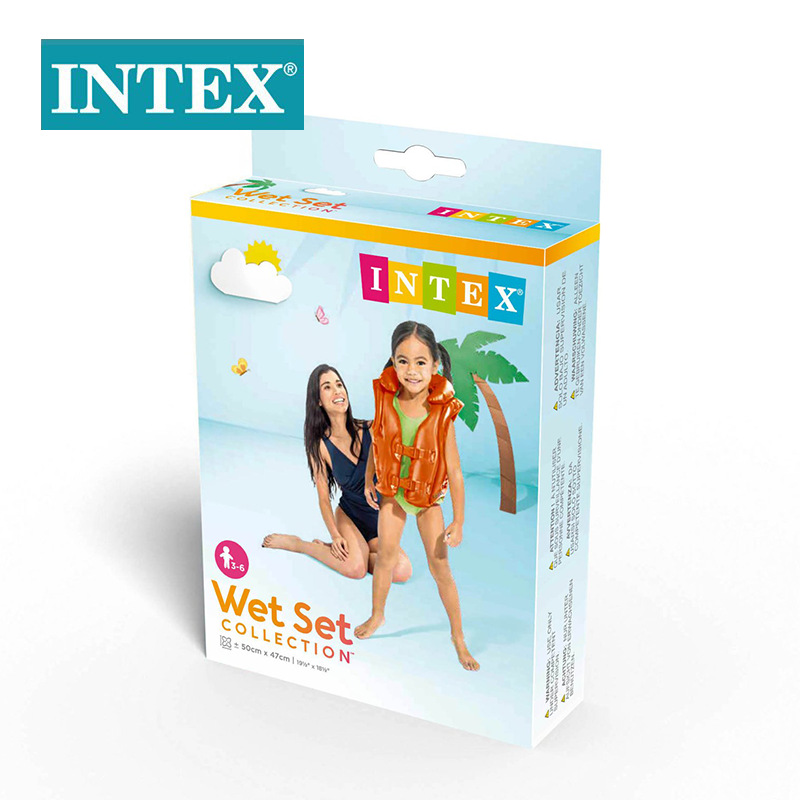 INTEX58671 luxury swimming vests, children's inflatable safety vests, baby swimming suits, life jackets wholesale Item Picture
