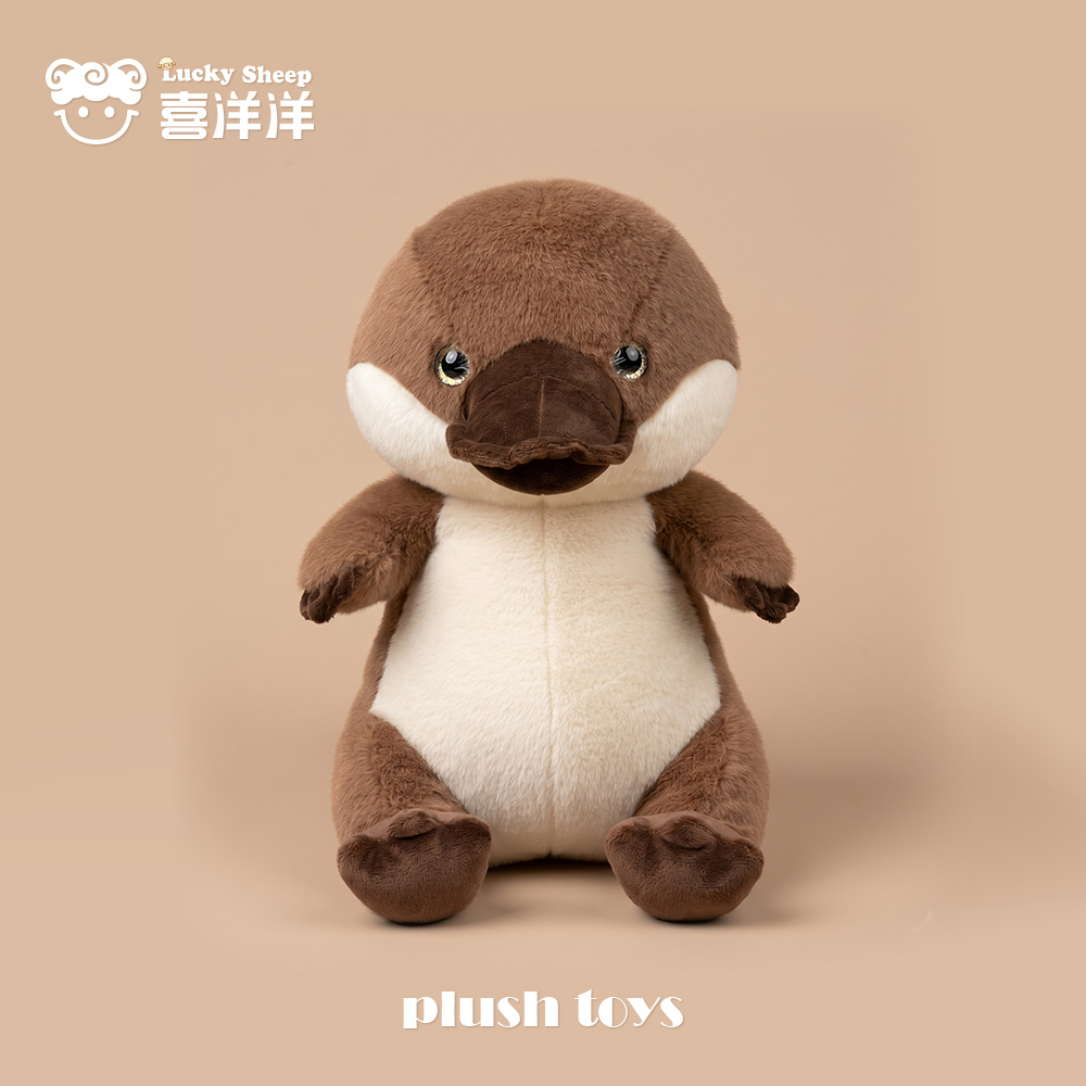 喜洋洋毛绒可鸭嘴兽毛绒玩具毛绒玩偶玩偶公仔创意毛绒玩具儿童睡觉抱枕娃娃生日礼物女生