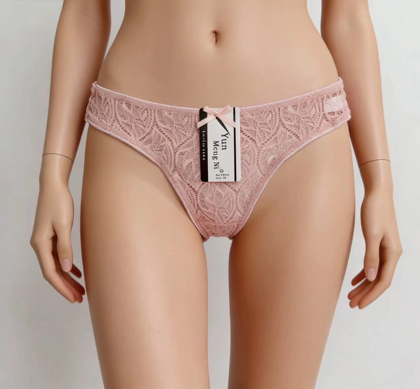 1476# Underwear for export, romantic lace underwear, light, breathable, pure and sexy thong, women's lace underwear QNI details Picture