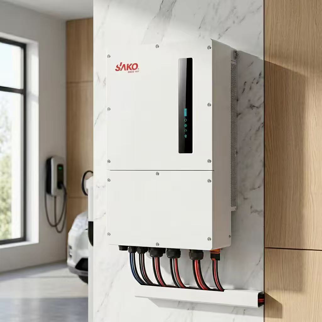 SAKO SUNIN 30KW, 40KW, 50KW three-phase hybrid solar inverter, IP66 household energy storage wall-mounted inverter