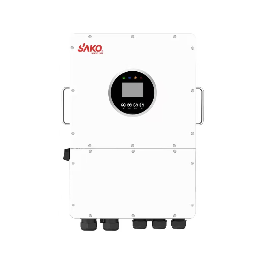 عواكس تخزين الطاقة للبطاريات ذات الضغط المنخفض 48V من طراز Sako Sunin 20KW 25KW