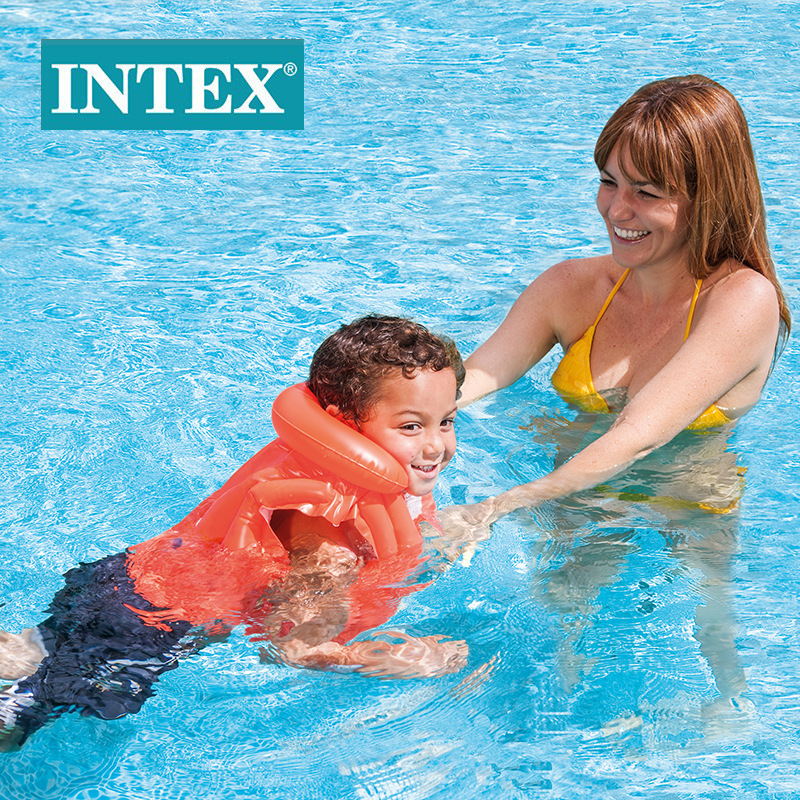 INTEX58671 luxury swimming vests, children's inflatable safety vests, baby swimming suits, life jackets wholesale Specification image
