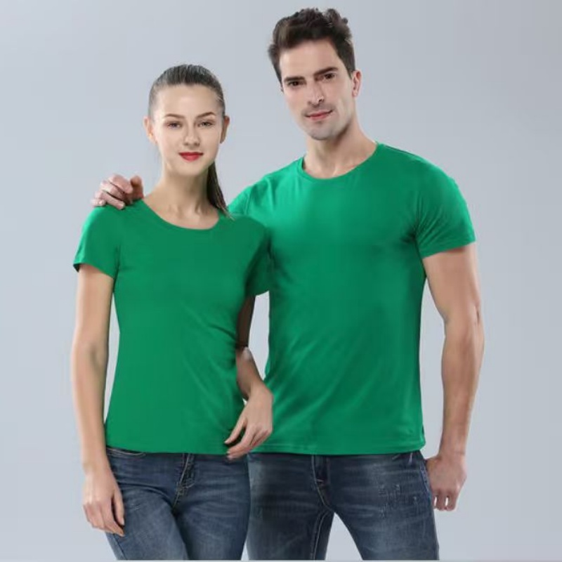 LLFZ-1002 Activity uniform, cultural T-shirt, round color cotton, round neck, short sleeve Specification image