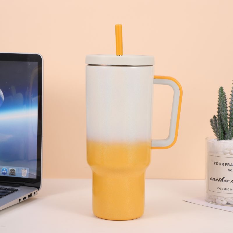 Новый трансграничный переходный стакан 40 - oz paper с рукояткой, вмещающей 304 нержавеющей стальной термостат pic 10