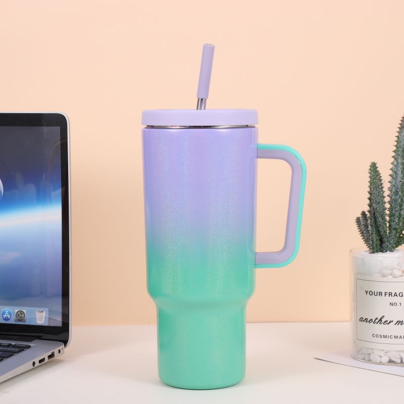 Новый трансграничный переходный стакан 40 - oz paper с рукояткой, вмещающей 304 нержавеющей стальной термостат pic 8