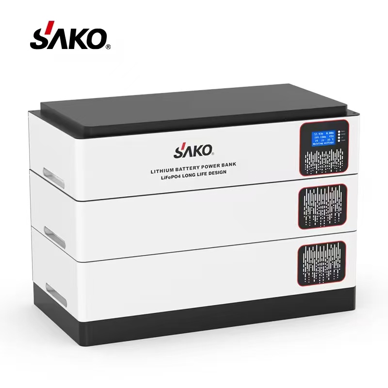 SAKO Sanke 200AH high-voltage stacked solar off-grid home energy storage system lithium iron phosphate battery Item Picture